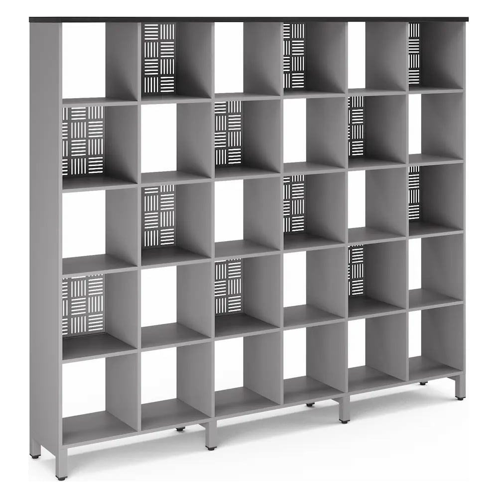 Стеллажная система SQ-5X6 aluminum/wood Kobor 221561