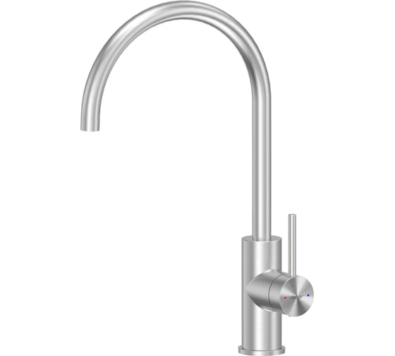 Изображение товара Смеситель ABBER Wasser Kreis 316 для кухни, брашированная сталь AF8114BST