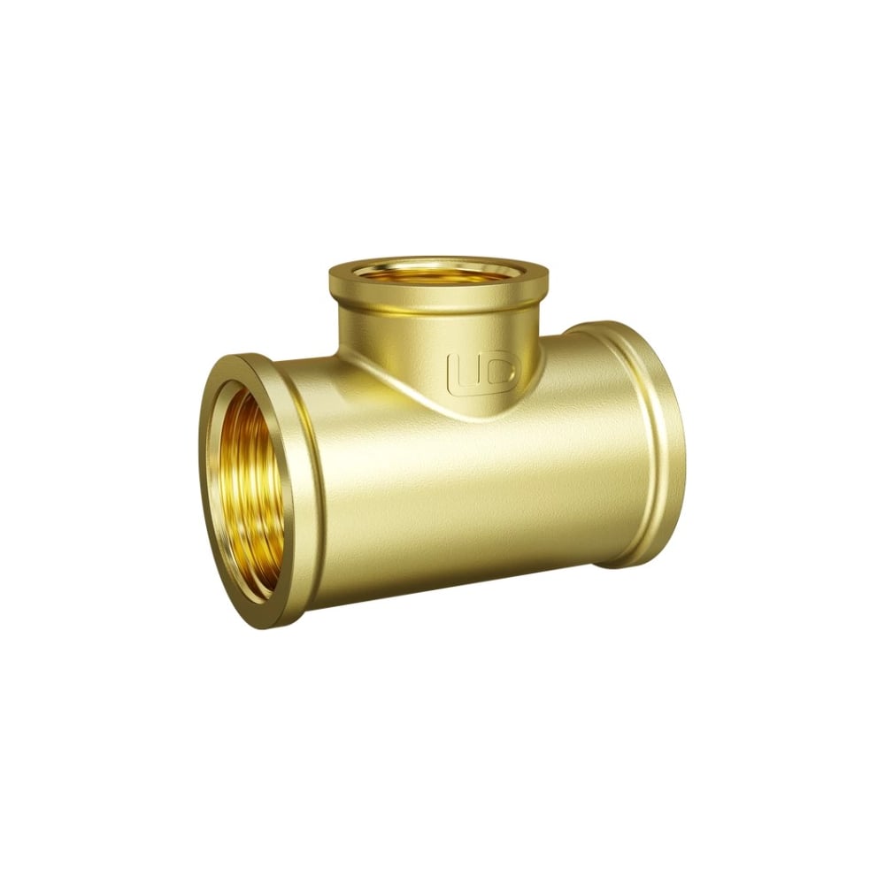 Тройник LD PRIDE DN50 (2) ВР/ВР/ВР латунь с биркой LD.65.524.50