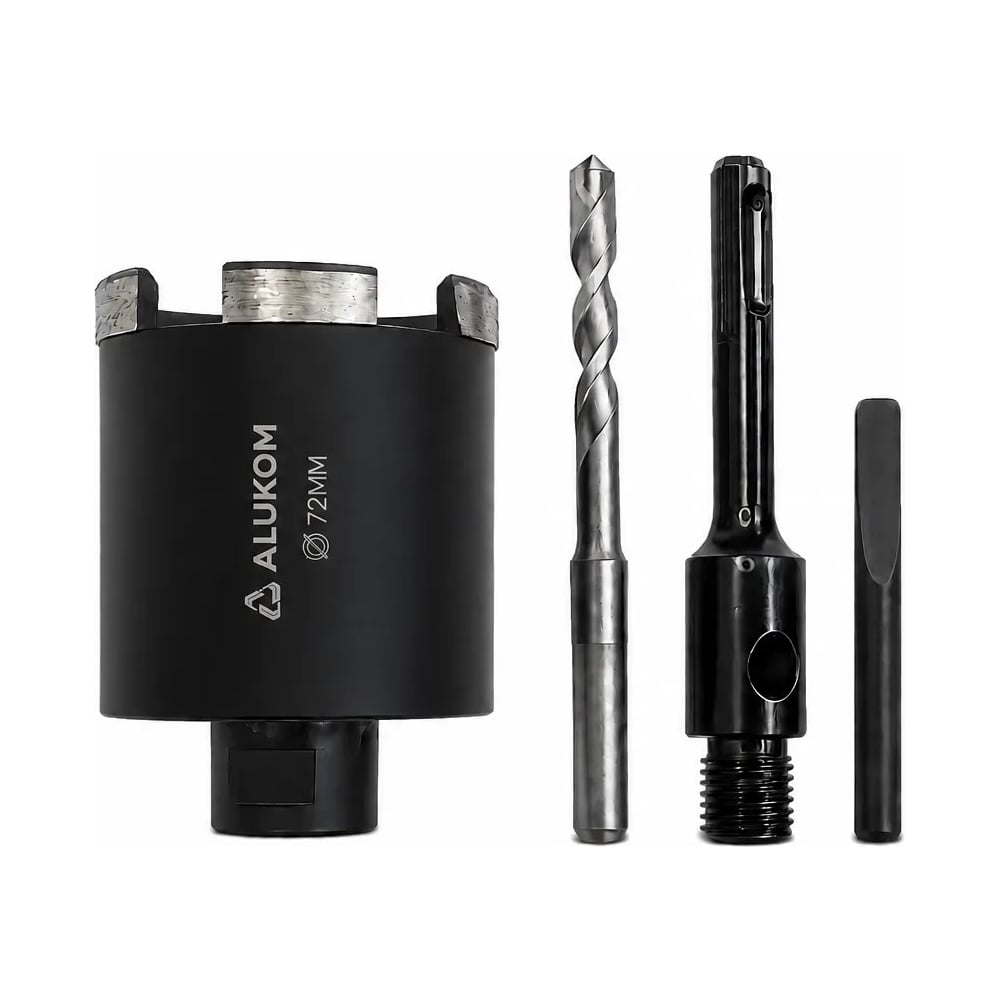 Коронка алмазная 72x70xM16, фактурные сегменты ALUKOMTOOLS АТ-КА725Ф