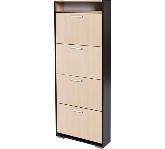 Изображение товара Обувница Венталл Арт УК-4 венге/беленый дуб Ven_00490