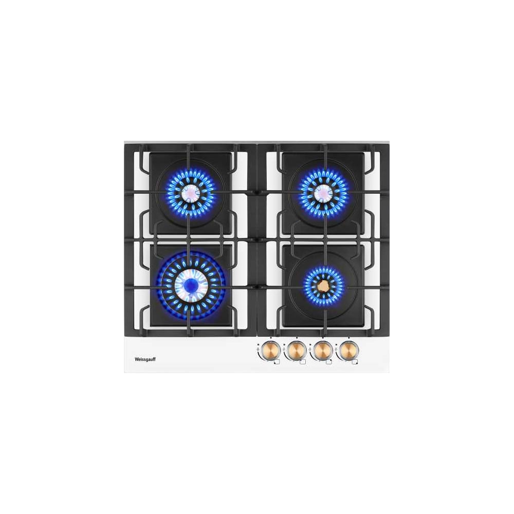 Газоваяпанель Weissgauff HGG641WVVolcanoBurnerNanoGlass 433645
