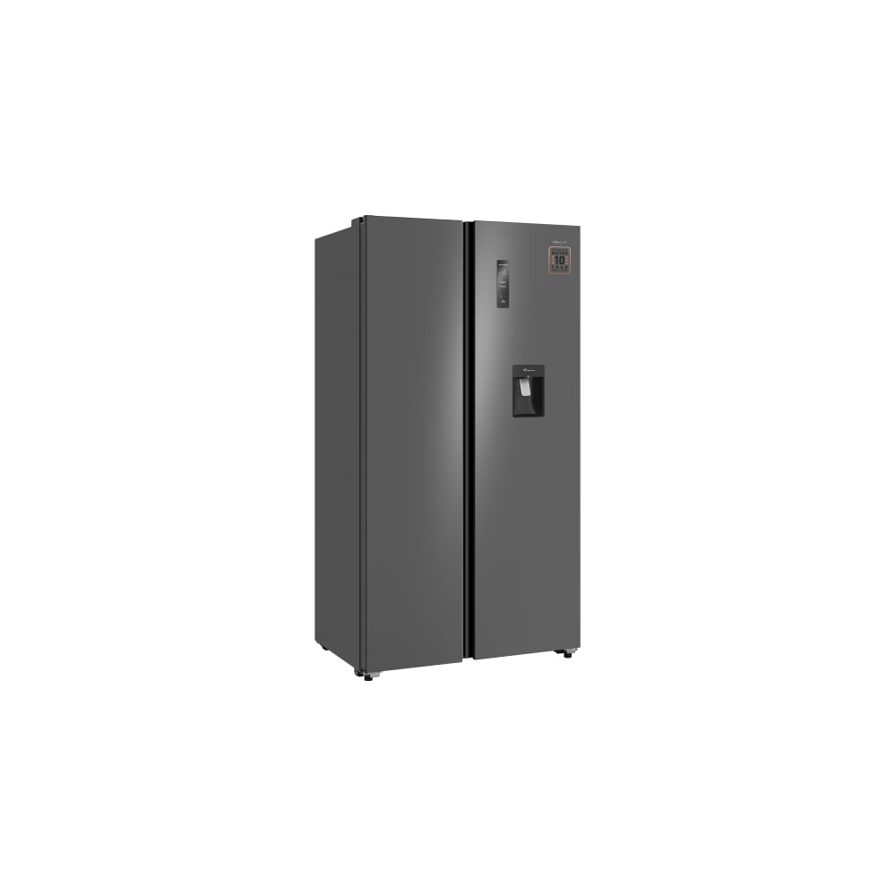 Холодильник Weissgauff WSBS590InverterNoFrostWaterDispenserGrey 439685