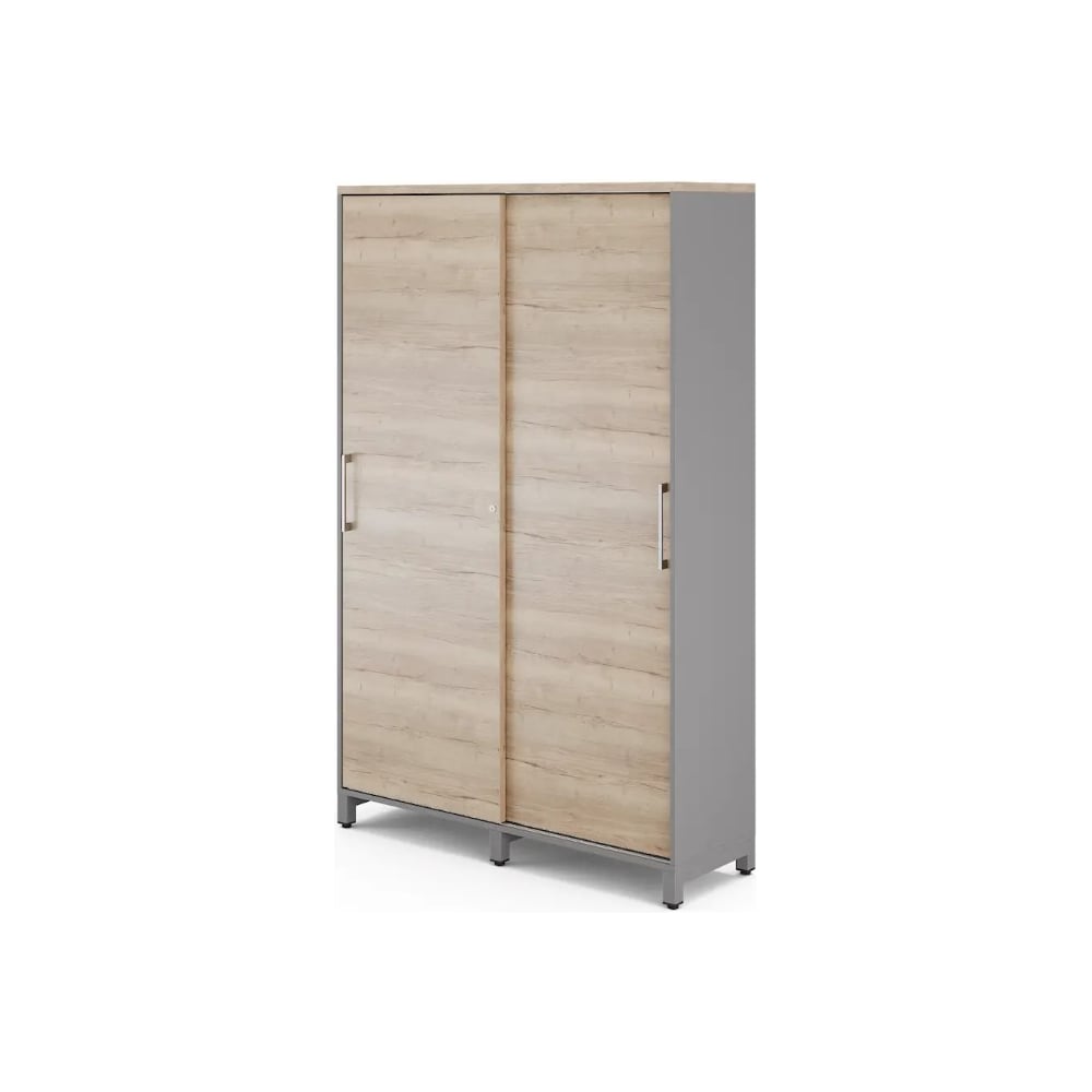 Шкаф-купе Kobor HK/5-120/40/M aluminum/natural 221074