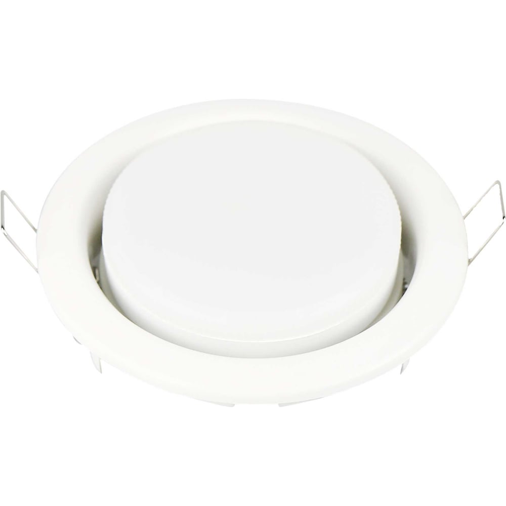 Светильник General Lighting Systems встраиваемый точечный GCL-10GX53-H18-MA-WHITE Белый Матовый под лампу GX53 IP20 упаковка 10шт 689002