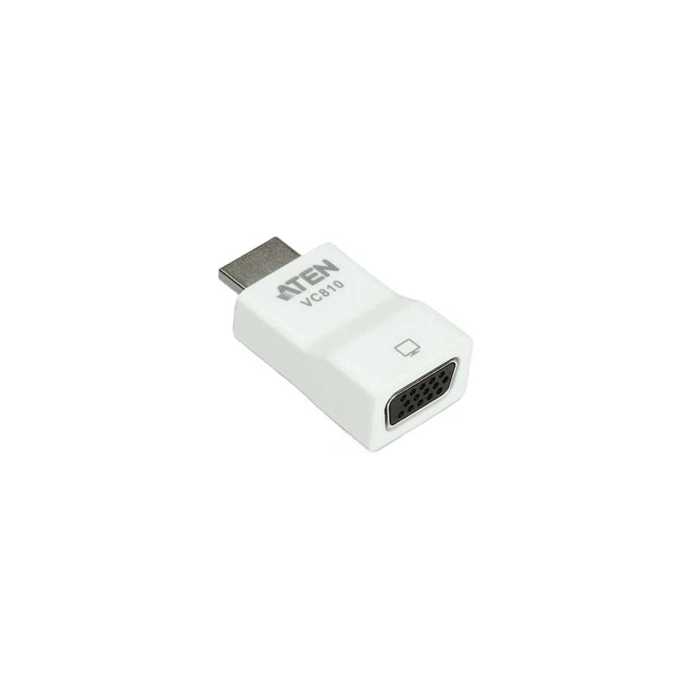 Изображение товара Конвертер ATEN HDMI= VGA, HDMI HD-DB15, Male-Female, без БП, (1920x1200 ;1080p) VC810-AT Изображение товара Конвертер ATEN HDMI= VGA, HDMI HD-DB15, Male-Female, без БП, (1920x1200 ;1080p) VC810-AT