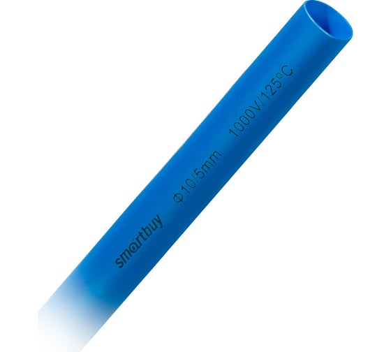 Изображение товара Термоусаживаемая трубка Smartbuy 10/5, синяя, 1 метр SBE-HST-10-db