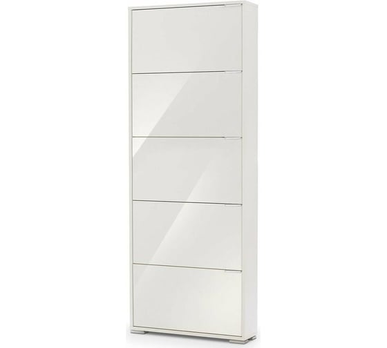 Изображение товара Обувница Венталл Арт Viva-5LW белый/белое стекло Ven_00033