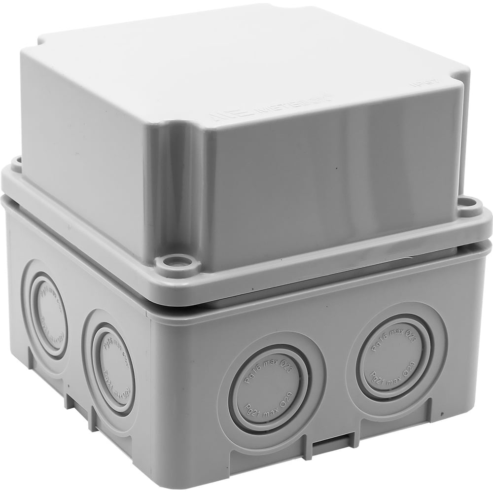 Коробка распределительная пластиковая Mete Enerji 110x110x100, высокая крышка, IP67 40201205