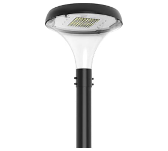 Изображение товара Светодиодный светильник VARTON IONIK Crystal парк 60 Вт Garden 4000К IP66 RAL9005 черный V1-S0-9IC01-07L75-6606040