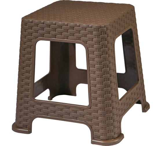 Изображение товара Табурет Violet Ротанг, высота 33 см, коричневый 220101