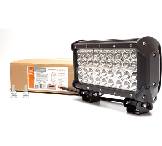 Изображение товара Фара рабочего света Автоэлектрика LED прямоугольная, комбинированный свет 09.2028