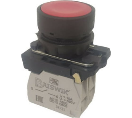 Изображение товара Выключатель Briswik КМЕ 4611м красный IP65 УХЛ2 10А 1но 1нз aB-DB-5Ai-0221