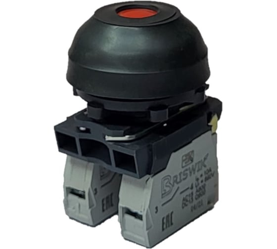 Изображение товара Выключатель Briswik КЕ 081/2 красный IP65Н УХЛ2 10А 1но 1нз aS-DB-3Ai-0221