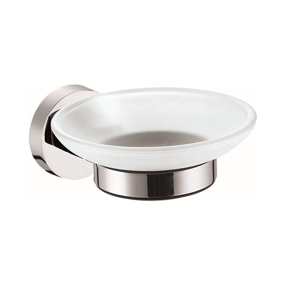 Изображение товара Стеклянная мыльница Azario NESSY AZ-73108 хром настенная