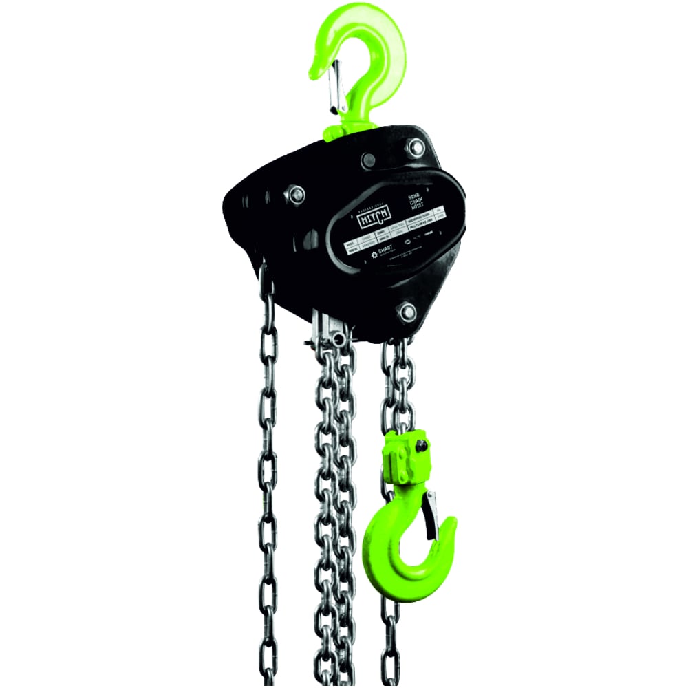 Изображение товара Ручная таль HITCH CH200-G 0.5 т, 9 м подъема, гальваническая цепь SZ060839
