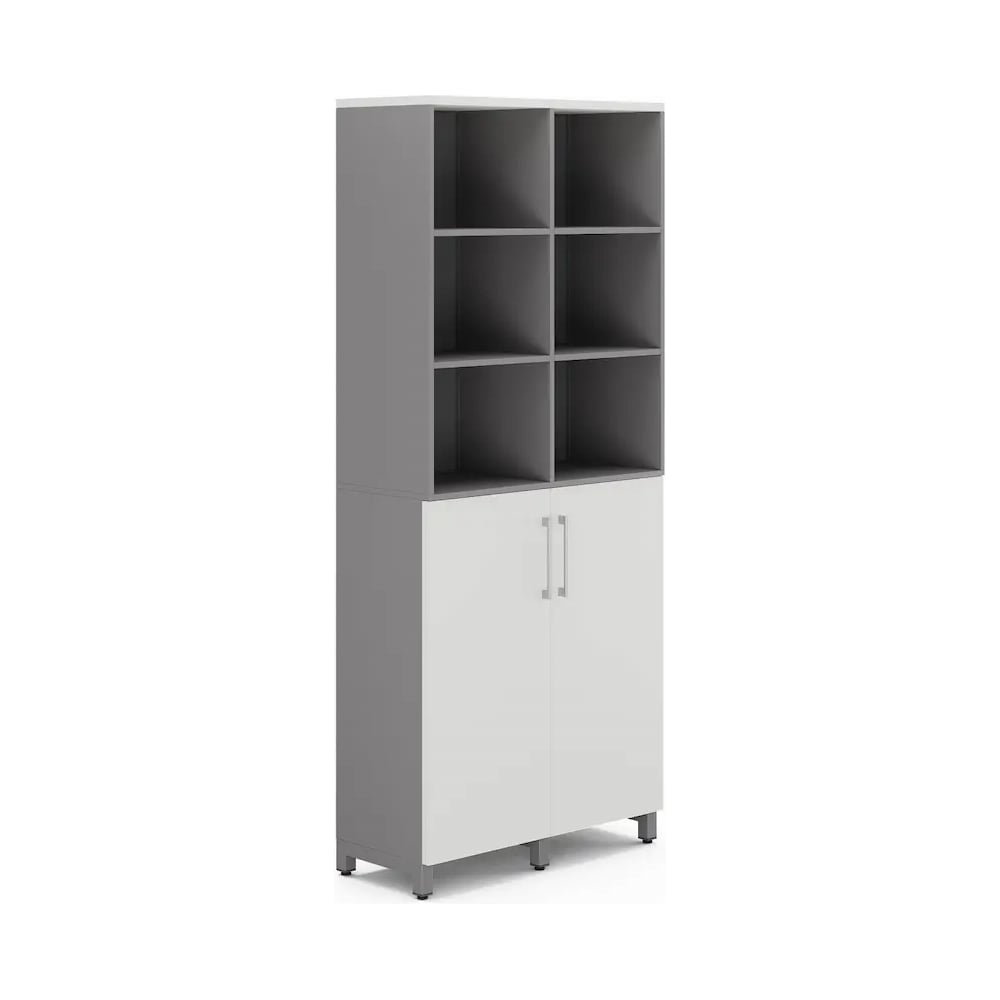 Шкаф распашной Kobor HR/3/3-90/60/M aluminum/premium 221131