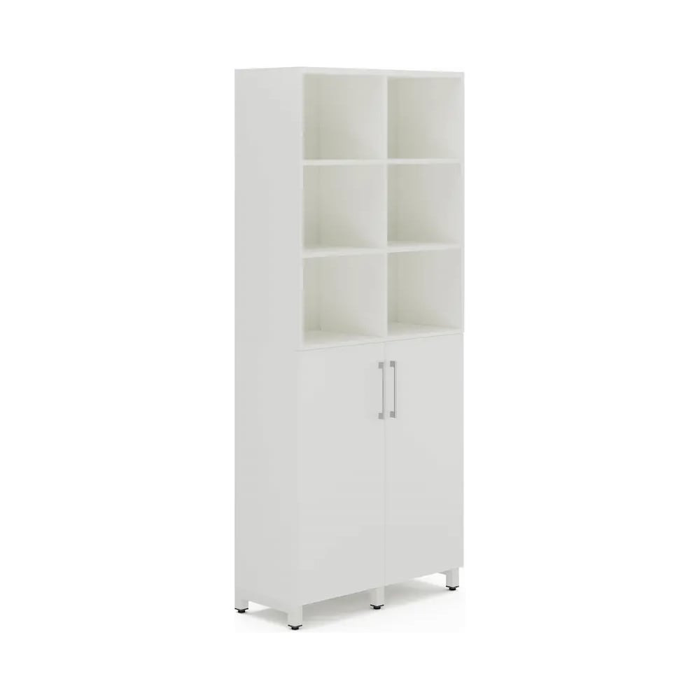 Изображение товара Шкаф распашной Kobor HR/3/3-90/40/M white premium, 2 двери Изображение товара Шкаф распашной Kobor HR/3/3-90/40/M white premium, 2 двери