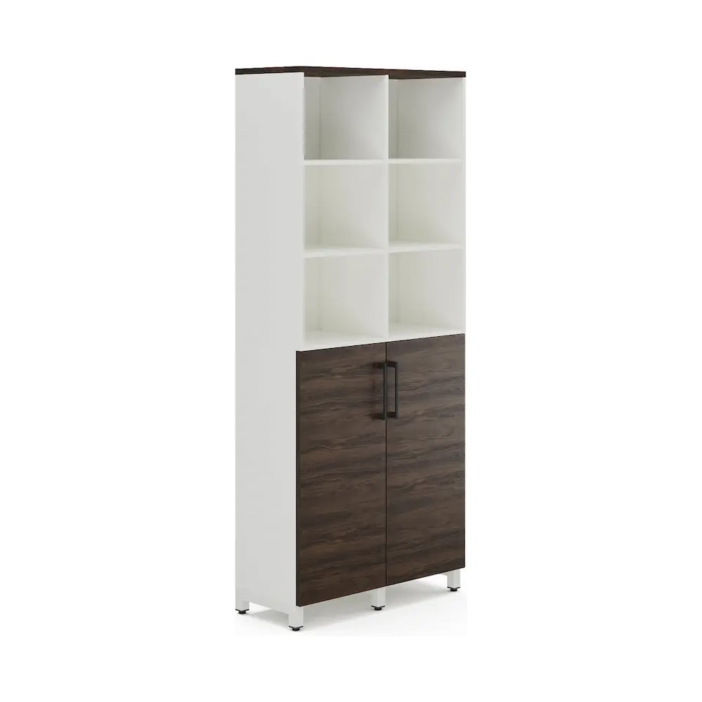 Шкаф распашной Kobor HR/3/3-90/60/M white/charlston 221144