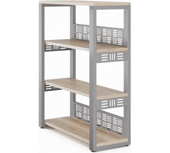 Изображение товара Стеллаж открытый Kobor ST3-120/36 aluminum/natural 220218