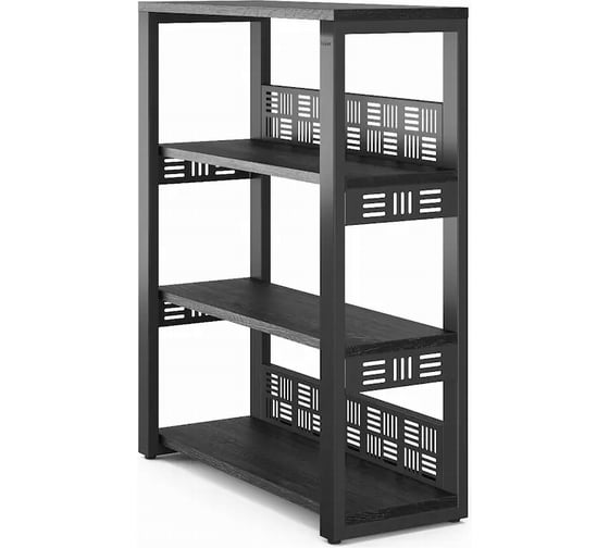 Изображение товара Стеллаж открытый Kobor ST3-140/36 black/wood 221360