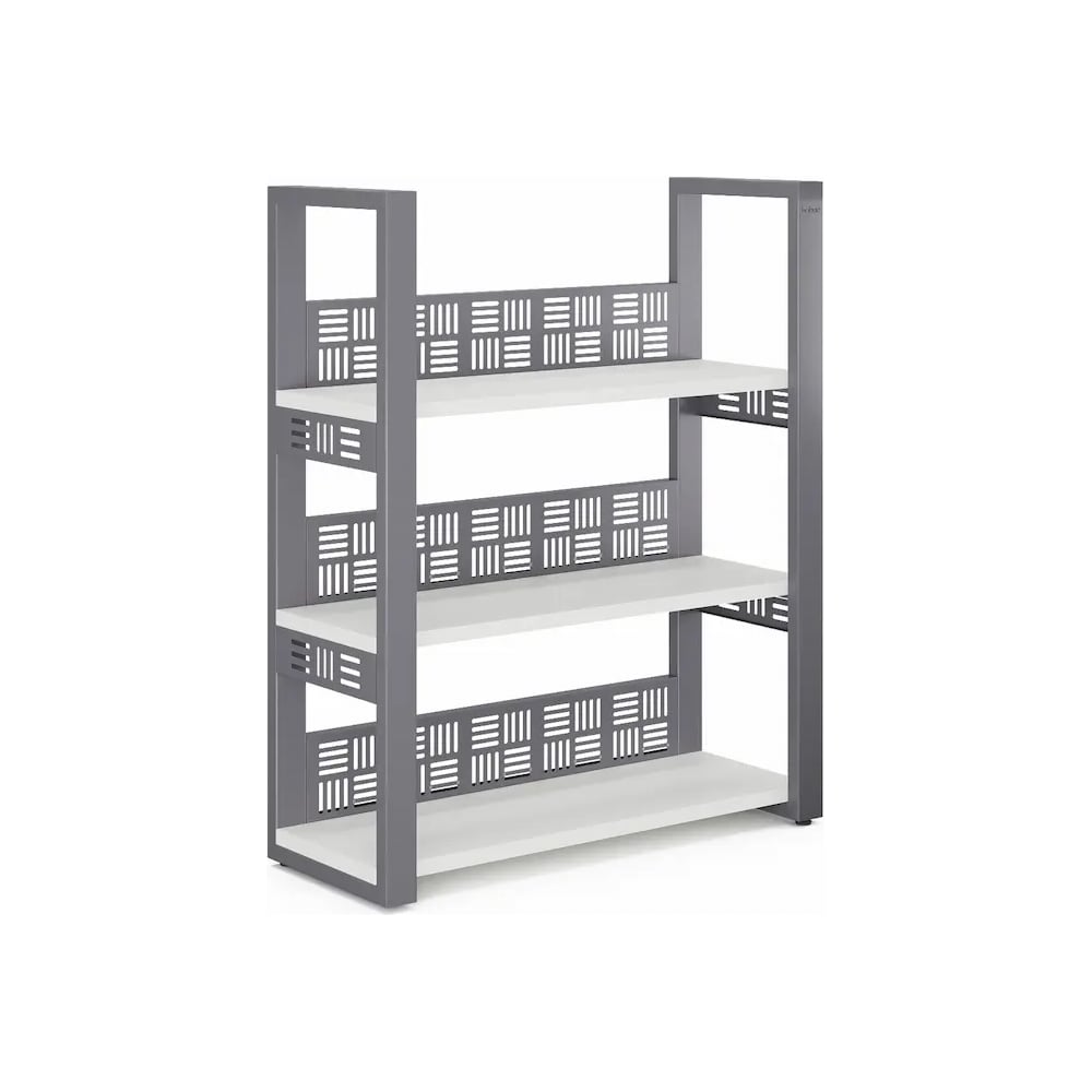 Изображение товара Стеллаж открытый Kobor SО3-120/36 graphite/premium 220138 Изображение товара Стеллаж открытый Kobor SО3-120/36 graphite/premium 220138