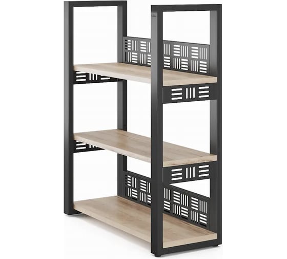 Изображение товара Стеллаж открытый Kobor SО3-120/36 black/natural 220128