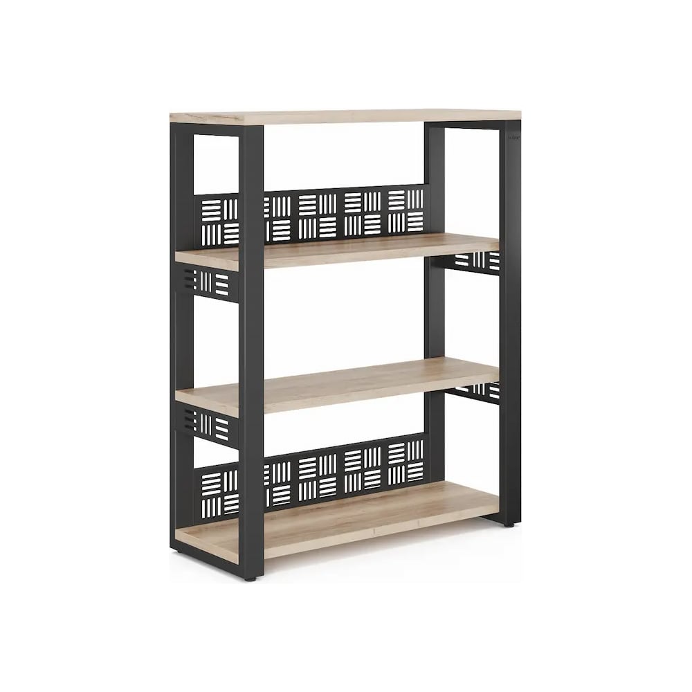 Стеллаж открытый Kobor ST3-140/36 black/natural 220189