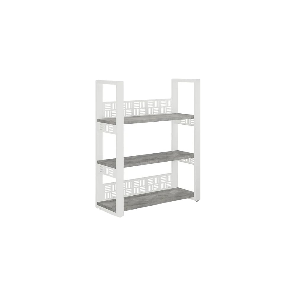 Изображение товара Стеллаж открытый Kobor SO3-120/36 3 полки белый/чикаго Изображение товара Стеллаж открытый Kobor SO3-120/36 3 полки белый/чикаго