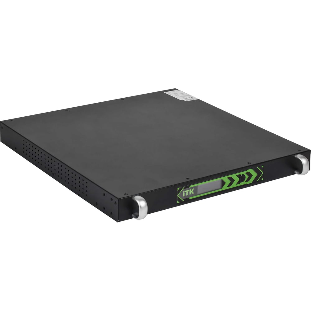 Изображение товара Источник бесперебойного питания ITK ELECTRA LR ИБП 1U 1000ВА/600Вт LCD с АКБ 4х8AH ELR-1000VA-1-004 Изображение товара Источник бесперебойного питания ITK ELECTRA LR ИБП 1U 1000ВА/600Вт LCD с АКБ 4х8AH ELR-1000VA-1-004