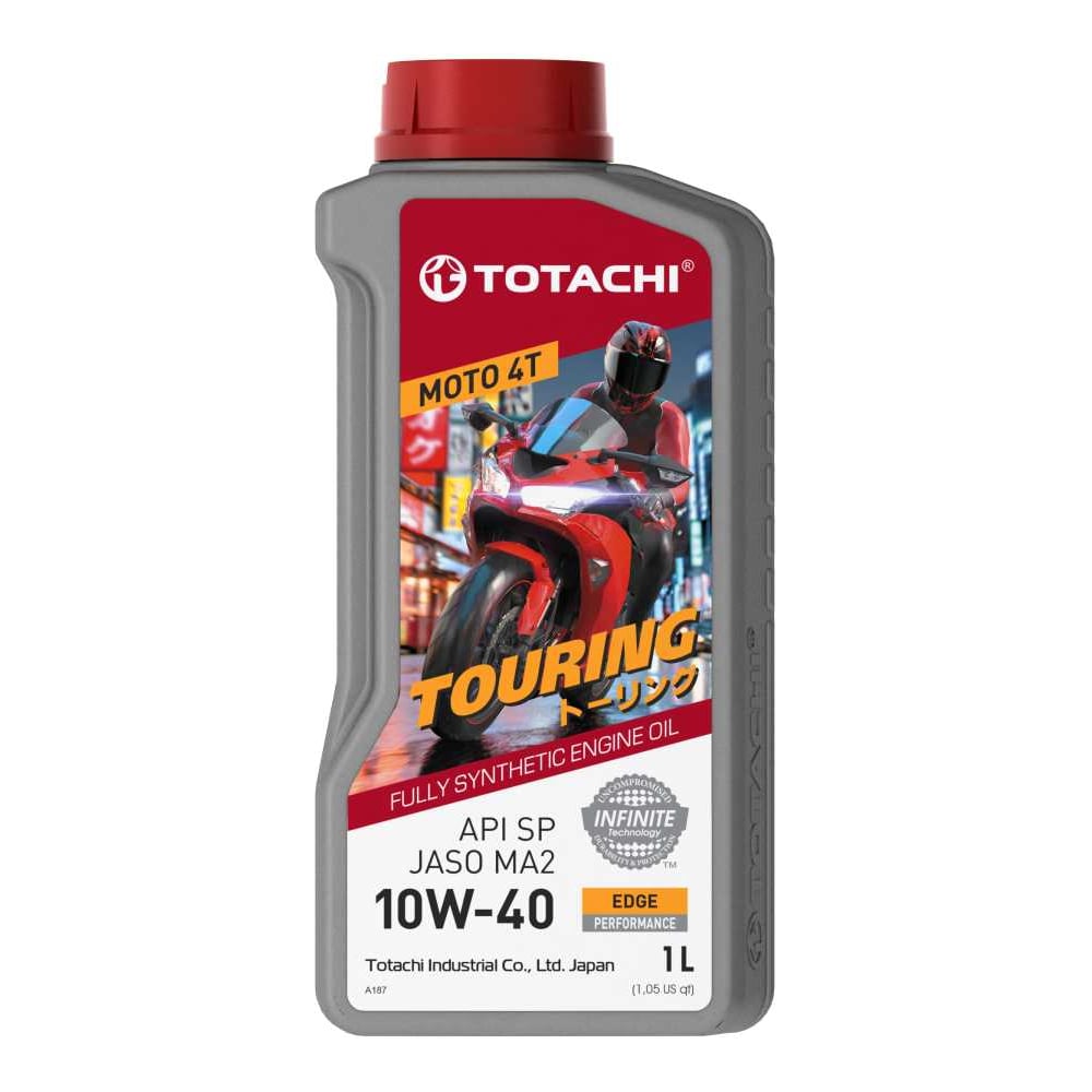 Изображение товара Моторное масло Totachi Moto 4T Touring Fully Synthetic 10W-40 API SP, JASO MA2 1л E8501