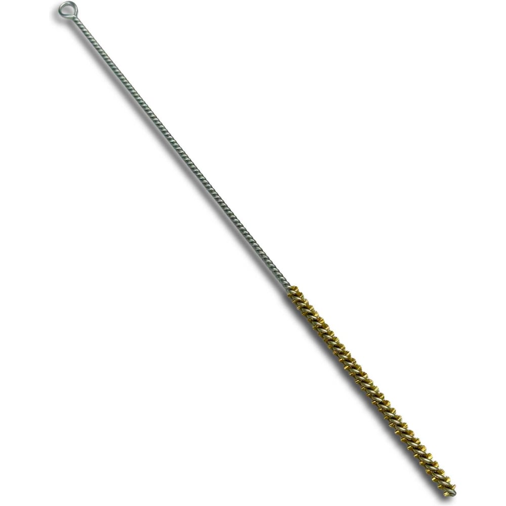 Щетка ерш Lessmann IBZ Д6х100х300мм, гофрированная латунь 0,10мм 542701