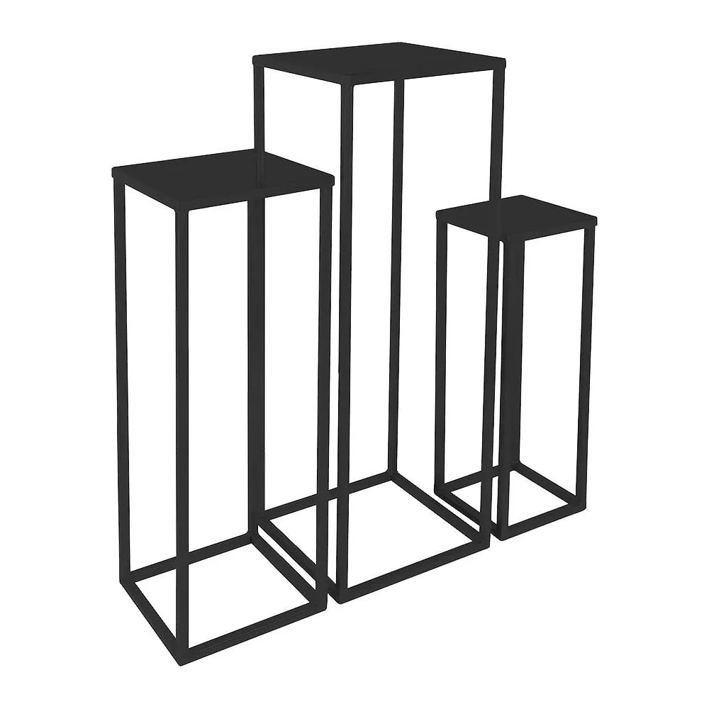 Изображение товара Подставки интерьерные LOFT из стали для растений и цветов 3 шт.