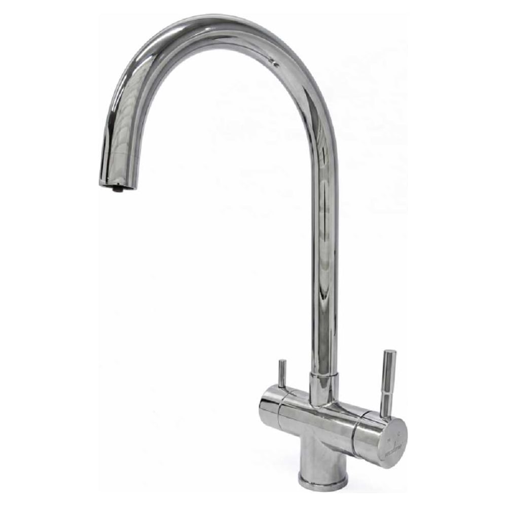Смеситель для кухни MIXLINE 35k МЛНС-0326Х трубчатый излив, подкл.к фильтру, п/гайку ХРОМ 558785