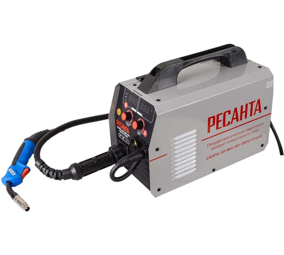 Изображение товара Сварочный полуавтомат Ресанта САИПА-165 Евро рукав MIG/MAG 65/95