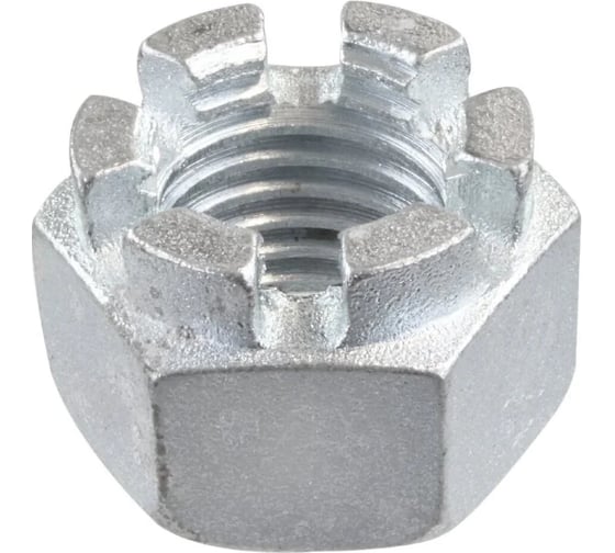 Изображение товара Гайка корончатая ЦКИ Глобал DIN935 М42х1.5 8 Ц SW 65 1 шт 99186002