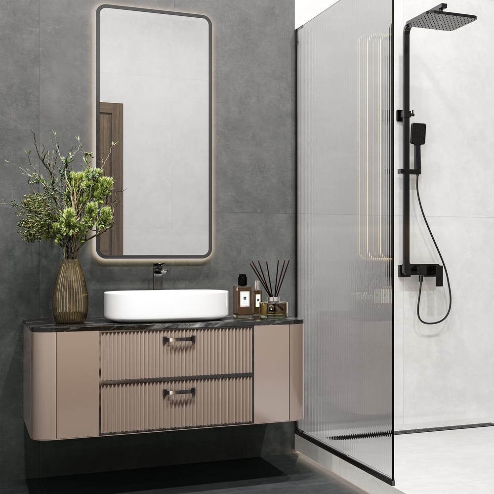 Изображение товара Керамогранит AlmaCeramica Мурал/Mural матовый 600х1200х8,5 1,44м2 (2 шт в уп) т. серый GFU60120MUR47R