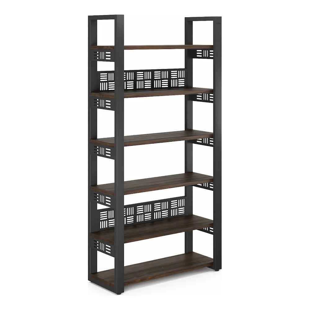Изображение товара Стеллаж открытый Kobor SO6-80/36 black/charlston, 6 полок Изображение товара Стеллаж открытый Kobor SO6-80/36 black/charlston, 6 полок