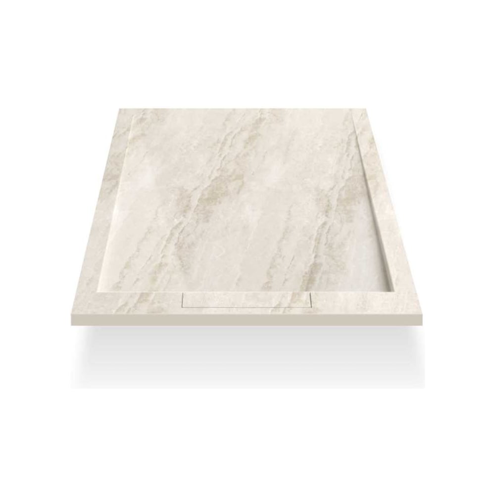Поддон душевой Esbano из искусственного камня ESP-LM128DR, мрамор бежевый, ESPLM128DR