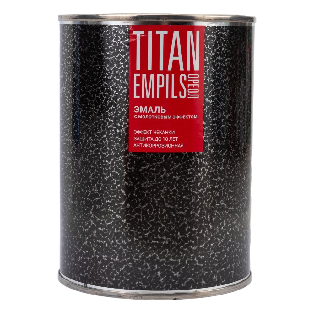 Алкидностирольная эмаль Empils Titan Ореол эмаль ореол titan с молотковым эффектом алкидно стирольная медная 0 8 кг