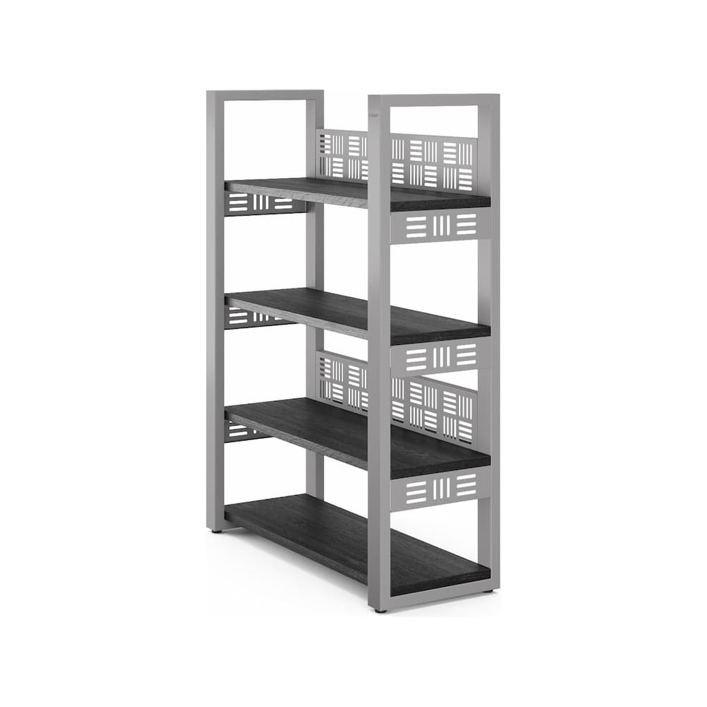 Стеллаж открытый Kobor SO4-140/36 aluminum/wood 221426
