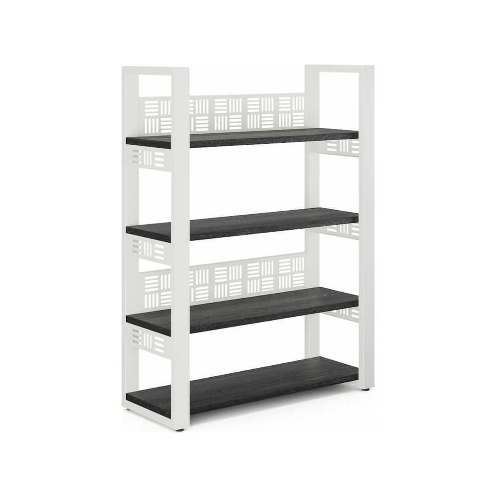 Стеллаж открытый Kobor SO4-120/36 white/wood 221436