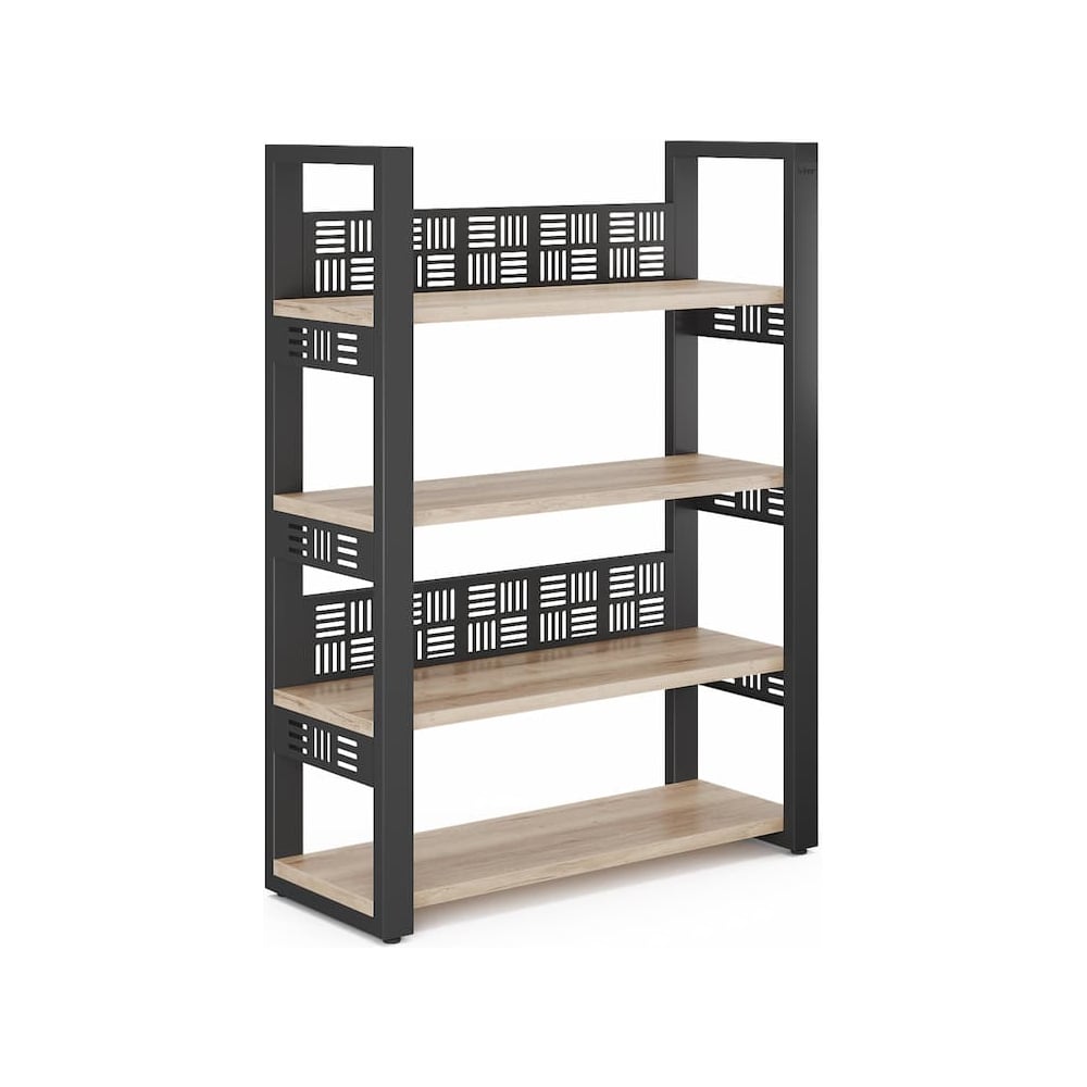 Стеллаж открытый Kobor SO4-140/36 black/natural 220249