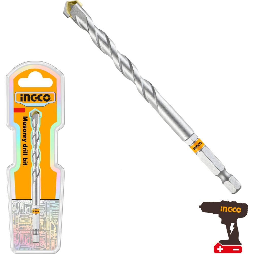 Сверло по камню INGCO 5х95 мм INDUSTRIAL DBM2210595