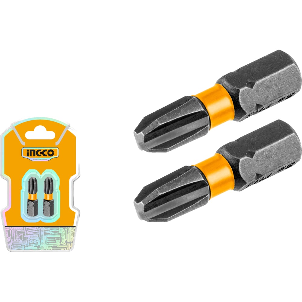 Ударная бита INGCO PH3, 25 мм, 2 шт INDUSTRIAL SDBIM71PH325