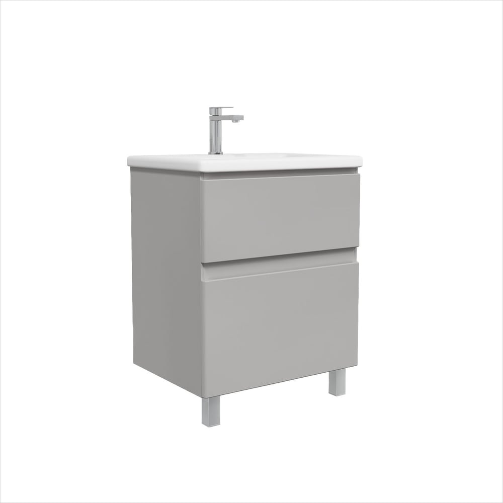 Тумба SanStar Риана Грей 60 напольная (Комо, Миранда, Модуо) в разборе 549.1-1.4.1.