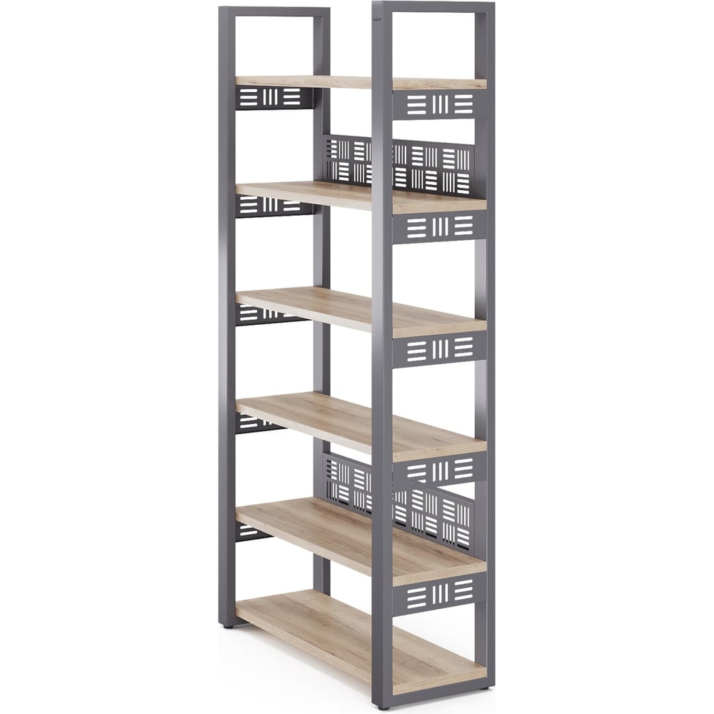Стеллаж открытый Kobor SO6-100/36 graphite/natural 220322