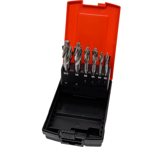 Изображение товара Набор цековок (6 шт; 180 градусов; М3-M10; HSSE) Bucovice Tools 853801