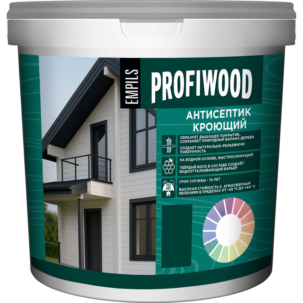 Антисептик кроющий Profiwood База С, 2.1 л, 2.3 кг 88859