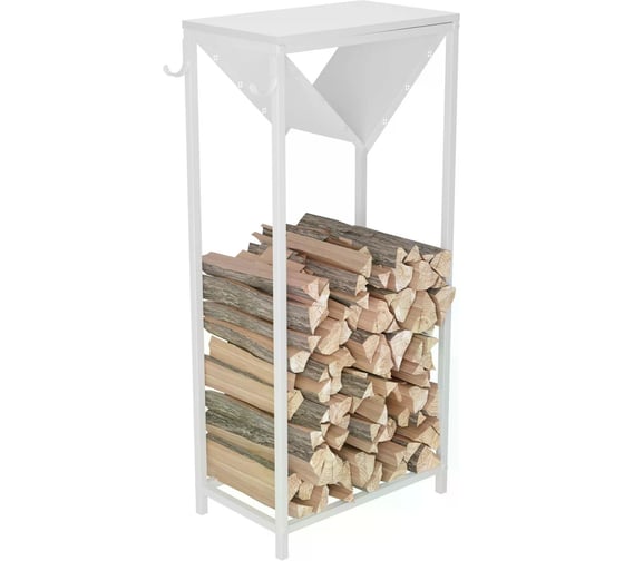 Изображение товара Дровница с полкой MAKE MEBEL ДП 500х300х1100 Металлическая 9016
